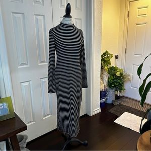 Black & White Striped Dress